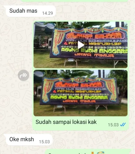 Pengiriman Papan Bunga Kawengan Jepon